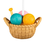 Hallmark Knitting Basket Hallmark Ornament