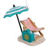 Hallmark Retired and Happy Beach Chair Hallmark Ornament