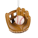 Hallmark Baseball in Glove Hallmark Ornament