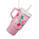 Hallmark Festive Tumbler Cup Hallmark Ornament