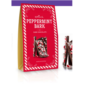 Hallmark Dark Chocolate Peppermint Bark in Bag 8 Oz.