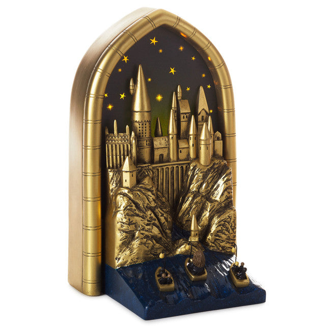 Hallmark Harry Potter Hogwarts Light-Up Bookshelf Decoration - Thumbnail 2