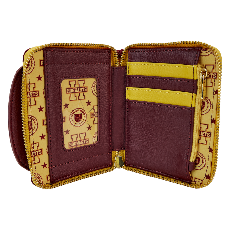 Harry Potter Hogwarts Crest Varsity Jacket Zip Around Wallet – Steve's ...