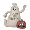 Halloween Shake Your Boo-Ty Ghost & Jack-O-Lantern Pumpkin Mini Figurine