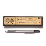 Hardware Store 6-in-1 Multi-Tool Pen in Gift Box Includes: Ruler, Pen, Level, Mobile Device Stylus, Flat Head Screwdriver, Phillips Screwdriver
