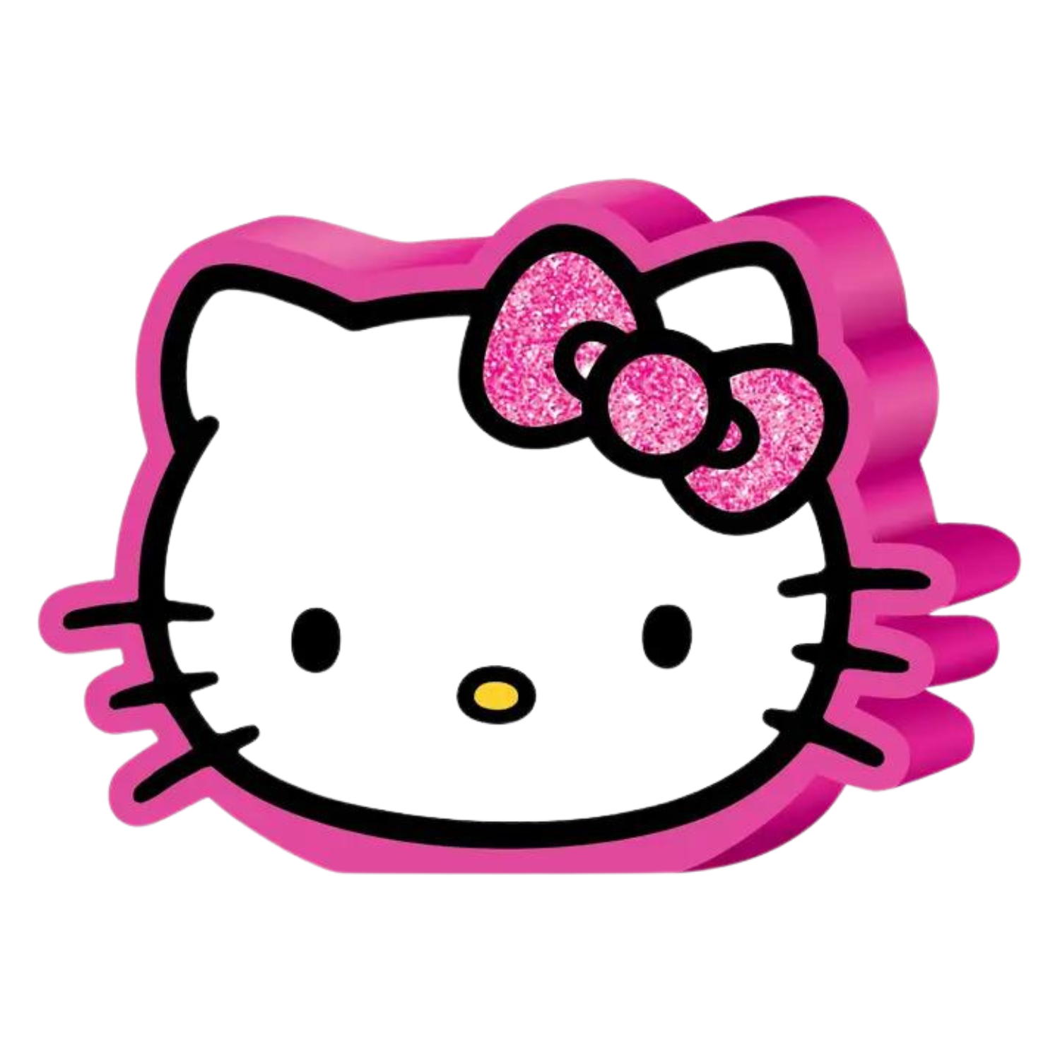 Hello Kitty Glitter Large Die Cut MDF Box Wall Sign – Steve's Hallmark