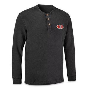 San Francisco 49ers NFL Henley Men's Shirt