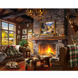 Springbok Hunting Retreat 1000-Piece Jigsaw Puzzle