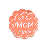 Hallmark Charmers Best Mom Ever Coral Silicone Charm