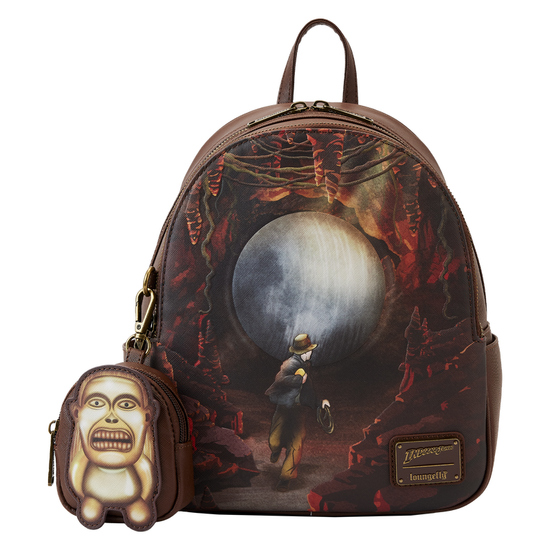 【Lounge Fly】Indiana Jones Raiders Lost Ark Mini Backpack Loungefly Indiana Jones Raiders of the Lost Ark Mini