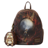 indiana jones mini backpack Funko POP! Raiders of the Lost Ark This scene unfolds against a debossed background with embossed vines hanging above Indiana Jones Raiders of the