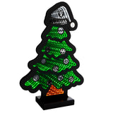 Infinity LED Light NFL Las Vegas Raiders Christmas Tree with Ornaments 16"