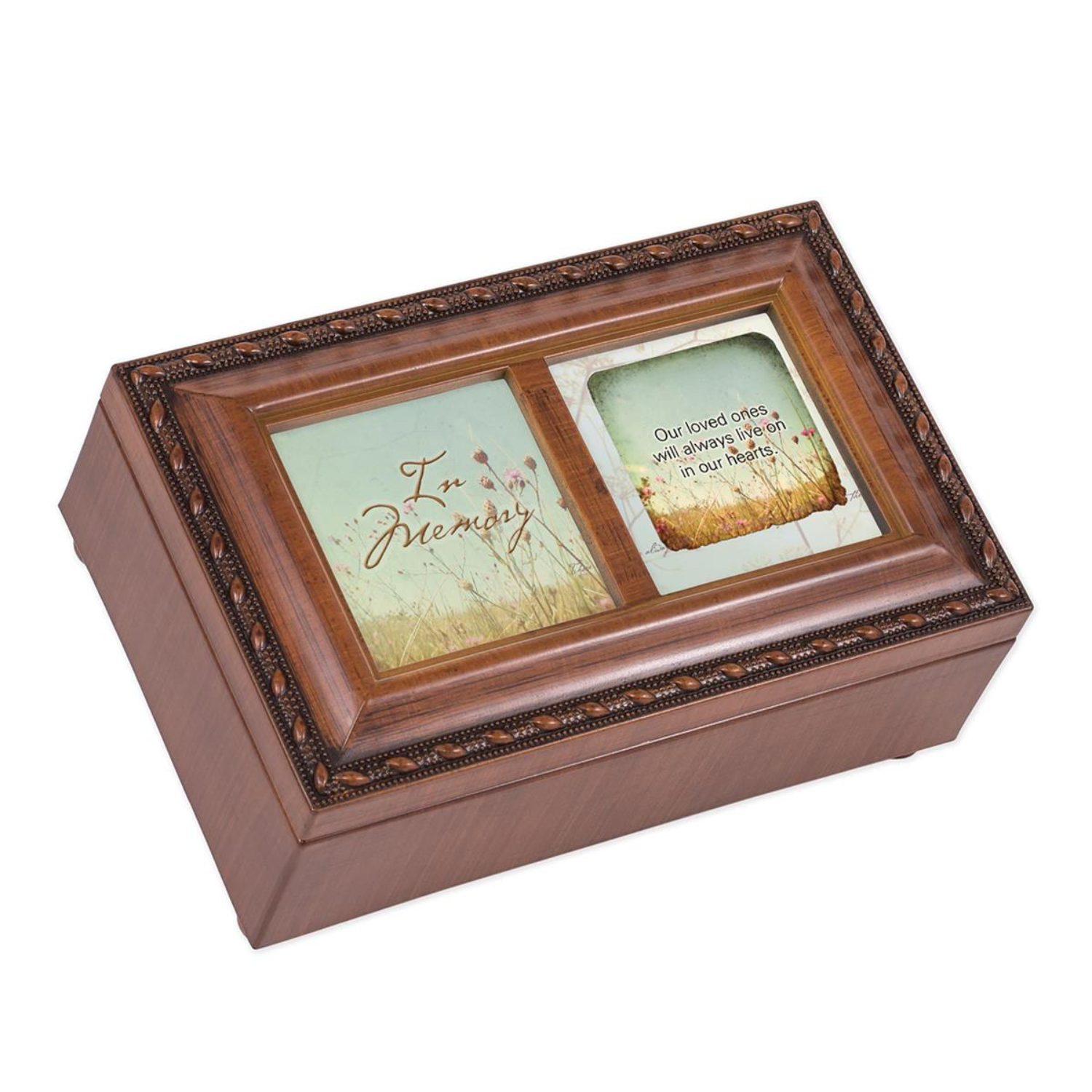Hallmark Memory Box In Memory Woodgrain Petite Music Box – Steve's Hallmark