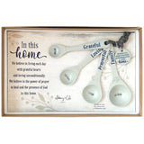 In This Home Family Love Grateful Pray Set of 4 Measuring Spoons