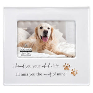 Miss You Pet Memorial Picture Frame Holds 4"x6" Photo
