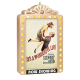 Hallmark It's a Wonderful Life 80th Anniversary Now Showing Ornament With Light