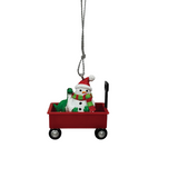 Filled with Joy Wagon Personalized Name Ornament Blank C