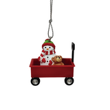 Filled with Joy Wagon Personalized Name Ornament Blank D