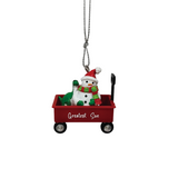 Filled with Joy Wagon Personalized Name Ornament  Greatest Son