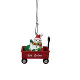 Filled with Joy Wagon Personalized Name Ornament Best Brother