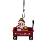 Filled with Joy Wagon Personalized Name Ornament Love My Granddaughter