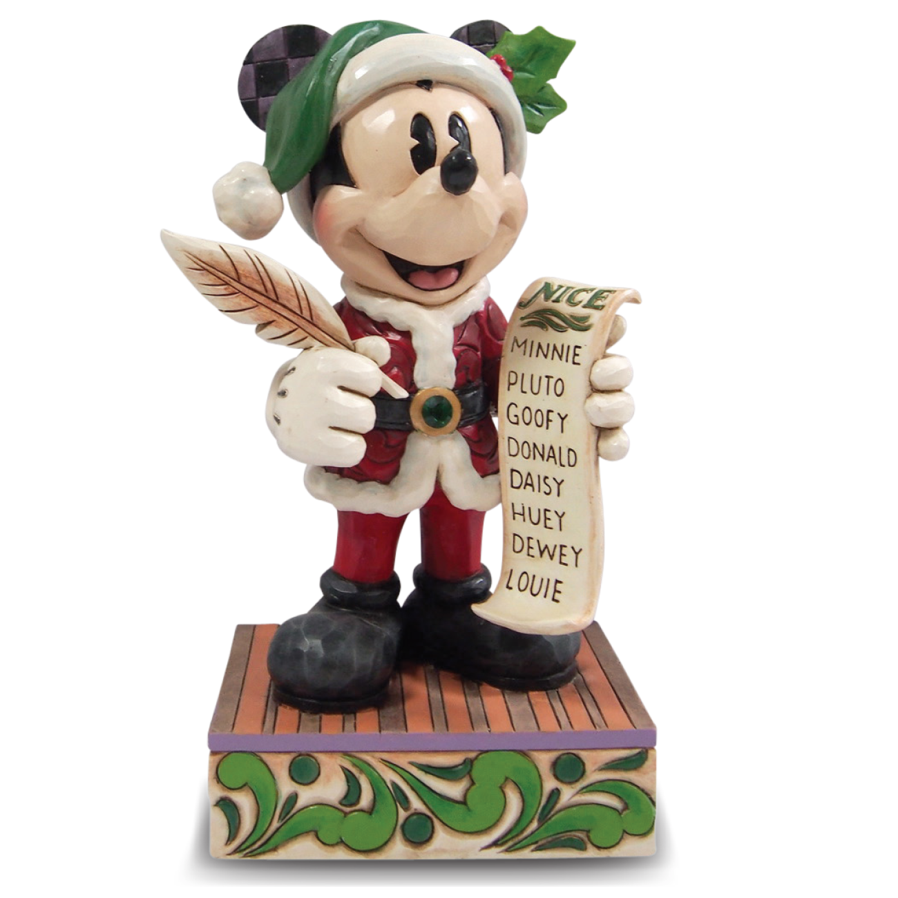 2025 Limited Edition Jim Shore Disney Mickey Santa's Nice List