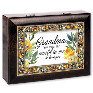 Grandma You Mean The World Music Box