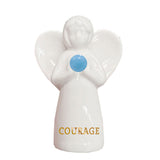 Hallmark Aquamarine Angel of Courage Mini Figurine, 2"