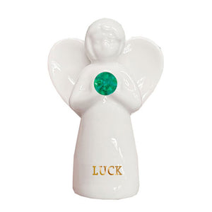 Hallmark Jade Angel of Luck Mini Figurine, 2"