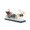 Jack Skeleton on Sleigh Figurine