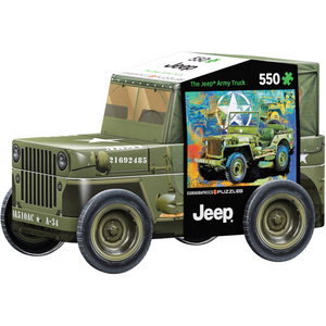 Jeep Army Truck Tin Puzzle