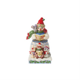 Jim Shore Heartwood Creek Snowman & Animals Caroling Figurine