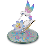 Glass Baron Hummingbird Blue