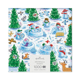 Hallmark Snowball Fight! 1000-Piece Jigsaw Puzzle