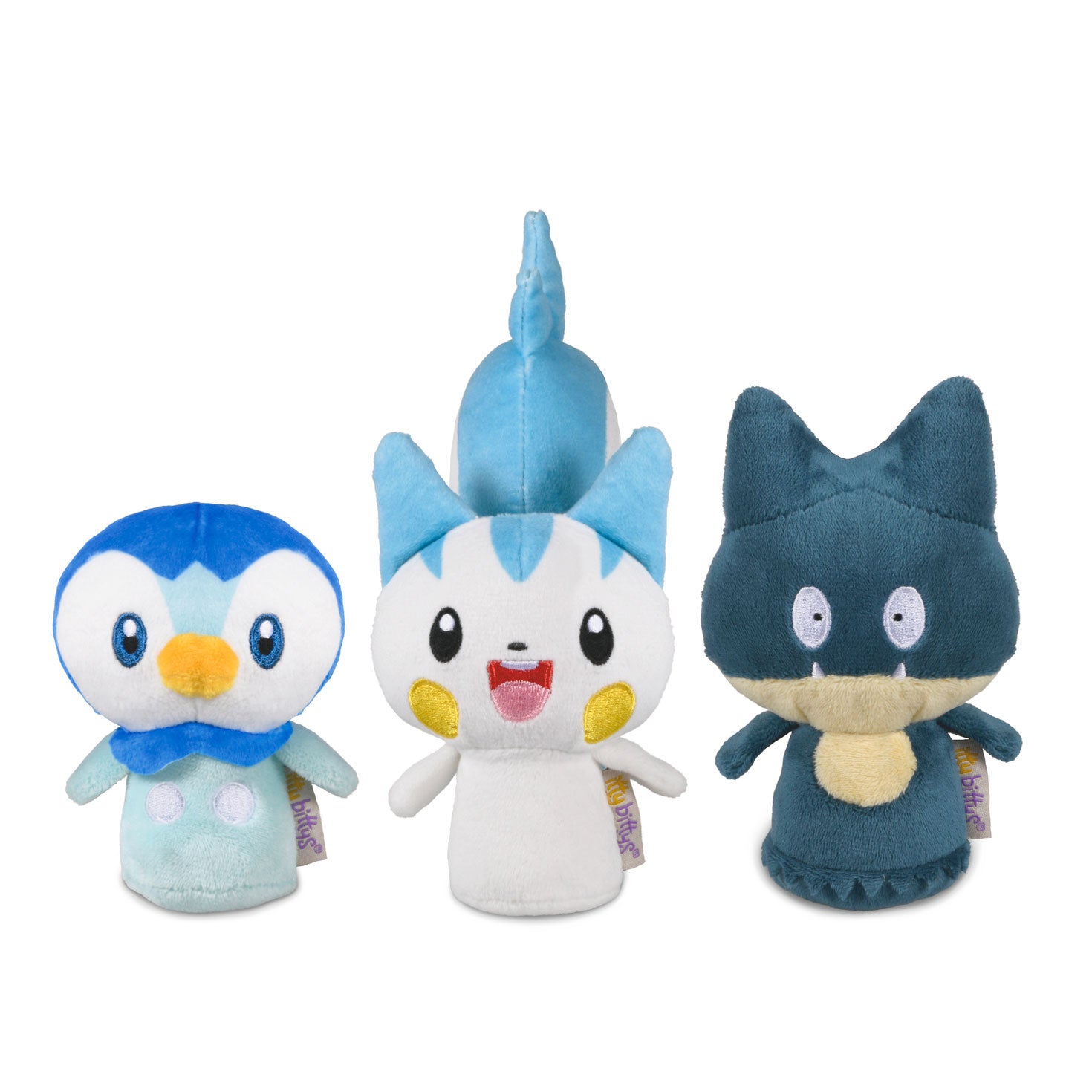 Hallmark itty bittys® Pokémon Piplup, Munchlax, and Pachirisu