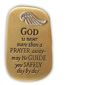 Visor Clip-God Is Never More Than A Prayer Away...