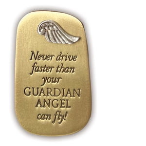 Never Drive Visor Clip with Carded Wing Individually Bag