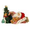 Karen Didion Lighted Napping Santa 17"