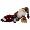 Karen Didion Wine Time Santa 14"