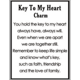 Key to My Heart Token Charm
