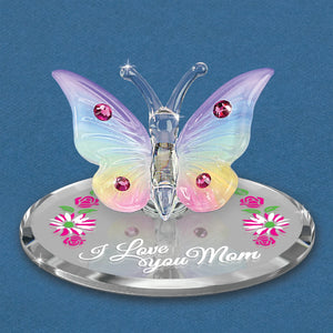 Butterfly "I Love You Mom" Figurine