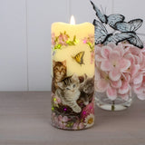 Sweet Kittens Optic Candle 7"