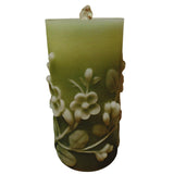 Green Jasmine Water Fountain Candle with Remote Control