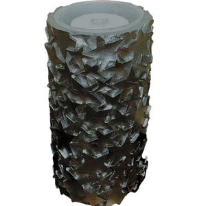 Silver Star Water Fountain Candle with Remote Control