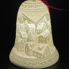 Village Scene Luumii Lights Bell Ornament