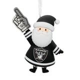 Hallmark NFL Las Vegas Raiders Santa Fan Hallmark Ornament