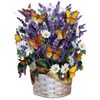Lavender & Butterflies Fresh Cut Paper Flowers Pop-Up Bouquet