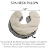 Lavender Spa Neck Pillow in Lilac Dot Fabric