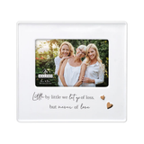 Let Go of Loss But Never of Love Sympathy Memorial Picture Frame Holds 4"x6" Photo
