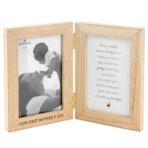 Hallmark Our First Mother's Day Two-Sided Picture Frame, 4x6